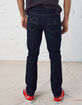 RSQ Mens Slim Dark Denim Jeans image number 4