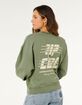 RIP CURL Sports Dept Drop Shoulder Womens Crewneck Sweatshirt image number 2