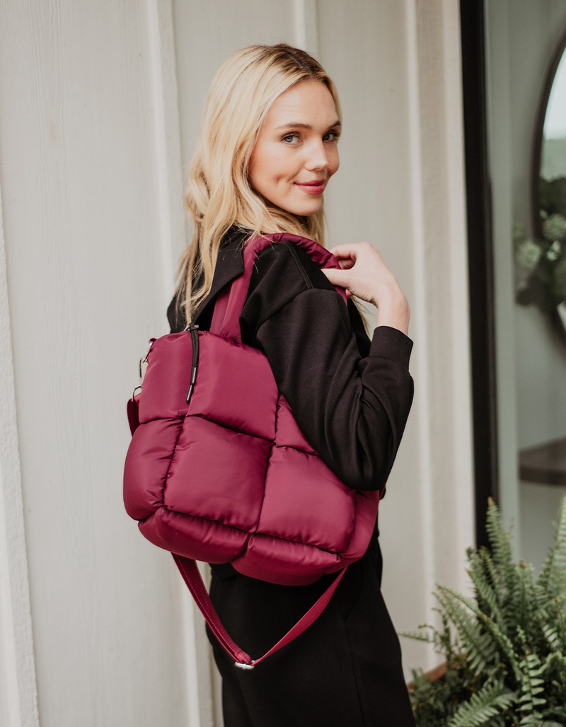 KATYDID Mini Puffer Tote Bag image number 6