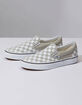 VANS Checkerboard Classic Slip-On Desert Sage Womens Shoes image number 3