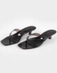 BAMBOO Stacy Womens Jelly Kitten Heels image number 4
