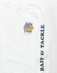 SALTY CREW Bait And Tackle White Mens T-Shirt image number 4