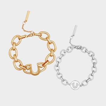 TRUE RELIGION 2 Pack Horseshoe Logo Bracelet Set Primary Image