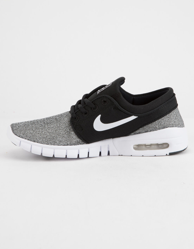 NIKE SB Stefan Janoski Max Black & White Boys Shoes image number 3