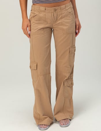 RSQ Womens Low Rise Baggy Cargo Pants Alternative Image