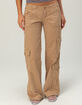RSQ Womens Low Rise Baggy Cargo Pants image number 2