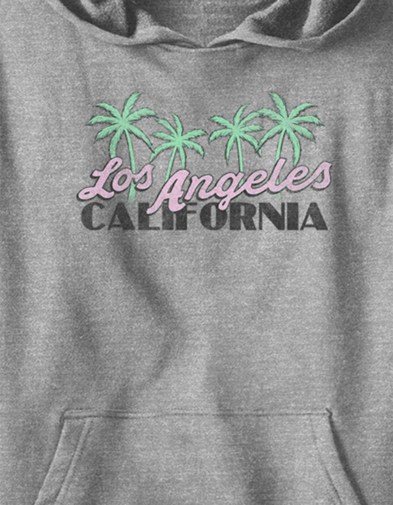 DESTINATION Los Angeles California Palms Unisex Kids Hoodie image number 1