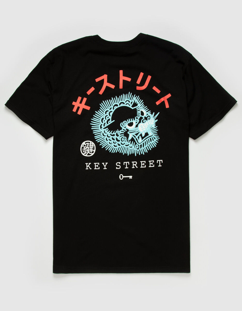 KEY STREET Foo Dog Mens T-Shirt image number 0