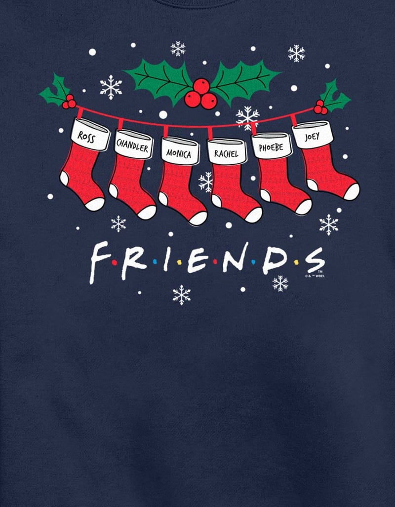 FRIENDS Holiday Stockings Unisex Crewneck Sweatshirt image number 1
