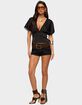 EDIKTED Ihara Lacey Cinched Waist Top image number 5