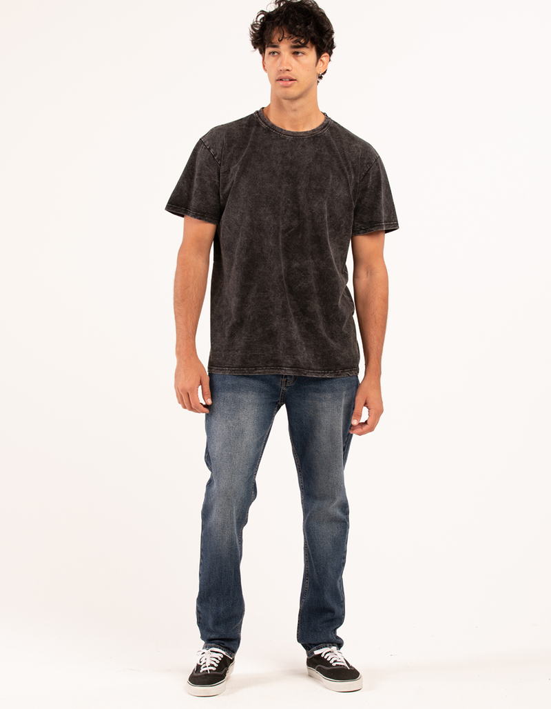 RSQ Mens Acid Wash Oversized Tee image number 6