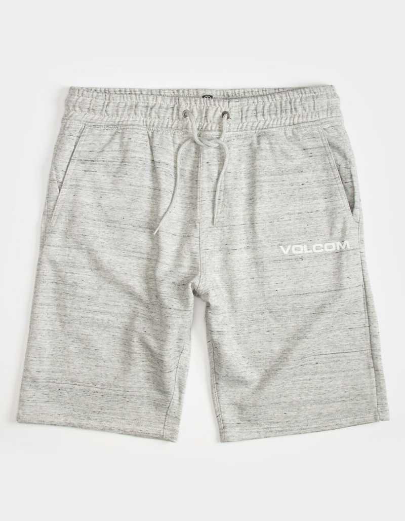 VOLCOM Round One Mens Gray Sweat Shorts image number 0
