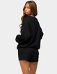 EDIKTED Baila Waffle Henley Top image number 3