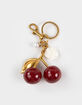 FULL TILT Red Cherry Flower Bag Charm image number 1