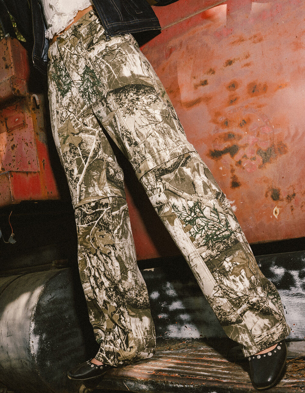 パンツ CONVERTIBLE CARGO PANT CAMO M GINGTTO Camo Cargo Pants for Men Slim Fit Mens Khaki Cargo Pants