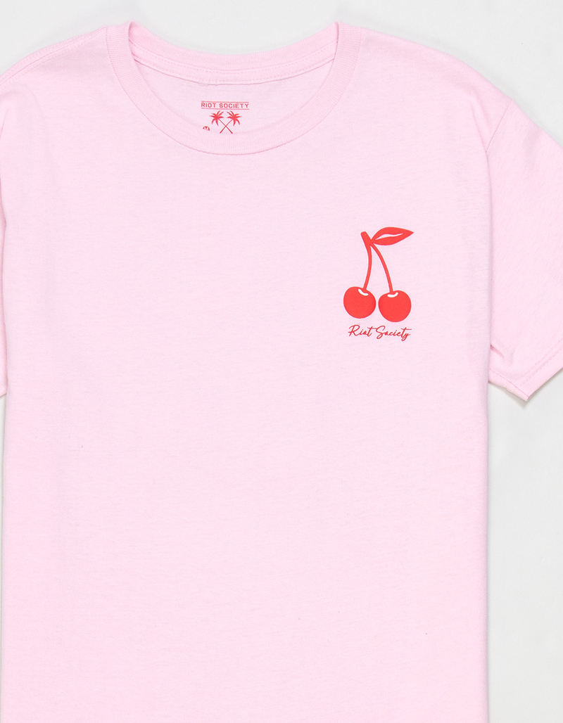 RIOT SOCIETY Cherry Dot Girls Tee image number 2