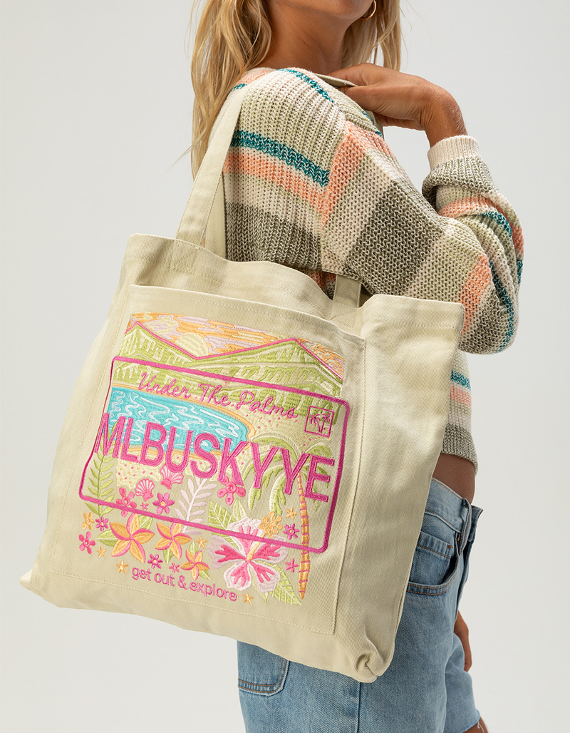 MALIBU SKYYE License Plate Tote Bag image number 8
