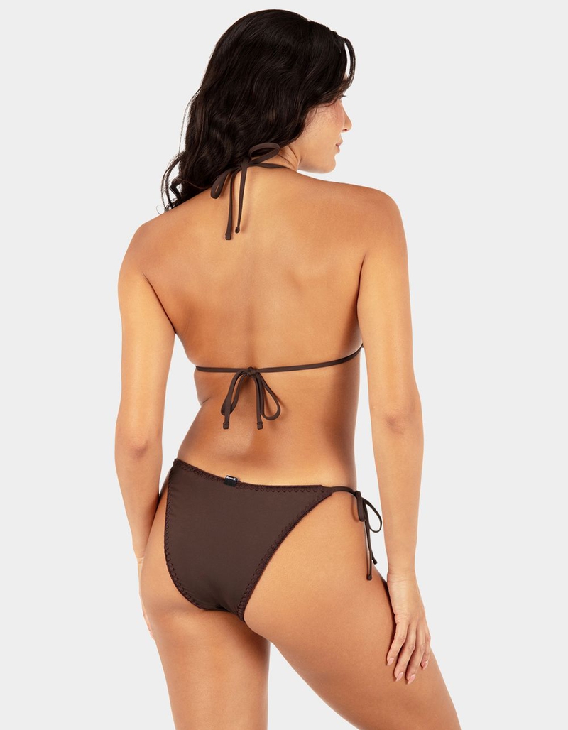 HURLEY Flower Crochet Triangle Bikini Top image number 1