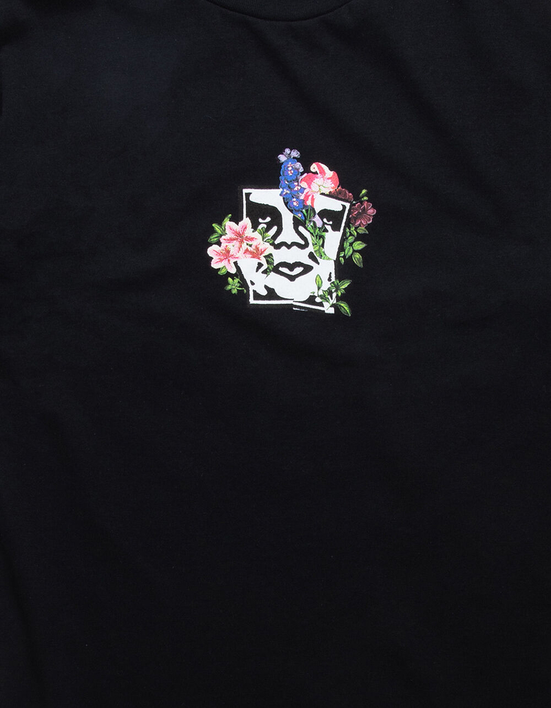 OBEY Wall Flower Mens Tee image number 1