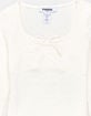 RSQ Girls Texture Cinch Long Sleeve Top image number 2