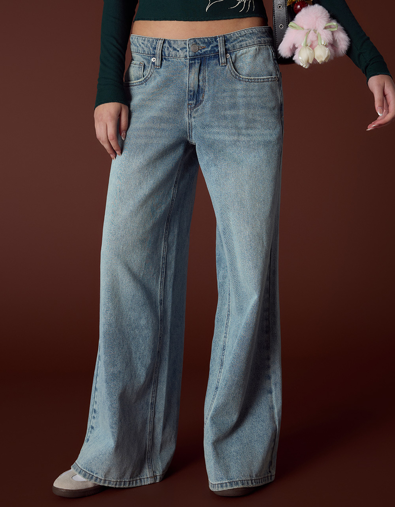 RSQ Womens Low Rise Baggy Jeans image number 5