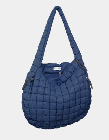 KATYDID Oversized Quilted Hobo Tote Bag Alternative Image