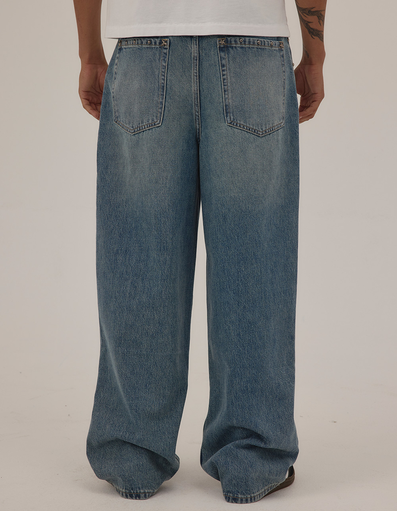 RSQ Studs Mens Extra Baggy Jeans image number 4