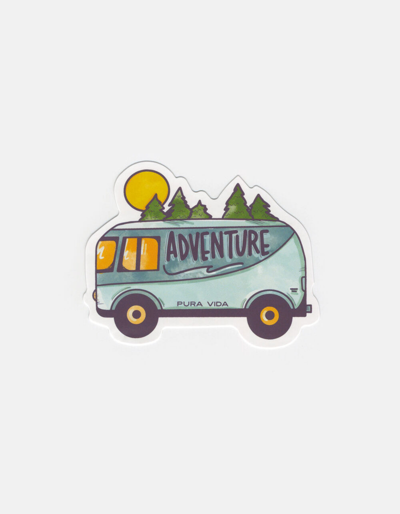 PURA VIDA Adventure Van Sticker image number 0