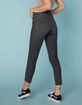 LEVI'S Wedgie High Rise Soft Ultra Black Womens Skinny Jeans image number 3