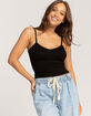 TILLYS Lace Trim Womens Cami image number 1