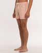 RSQ Simple Stripe Mens 5" Swim Shorts image number 3
