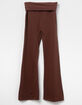 NECTAR CLOTHING Girls Fold Over Flare Pants image number 1