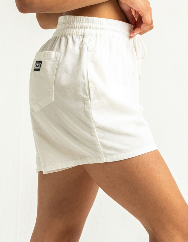 OBEY Maui Womens Corduroy Shorts image number 1