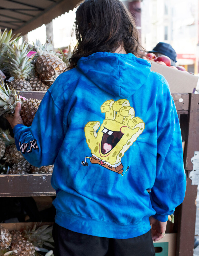 SANTA CRUZ x Spongebob Hand Mens Hoodie image number 0