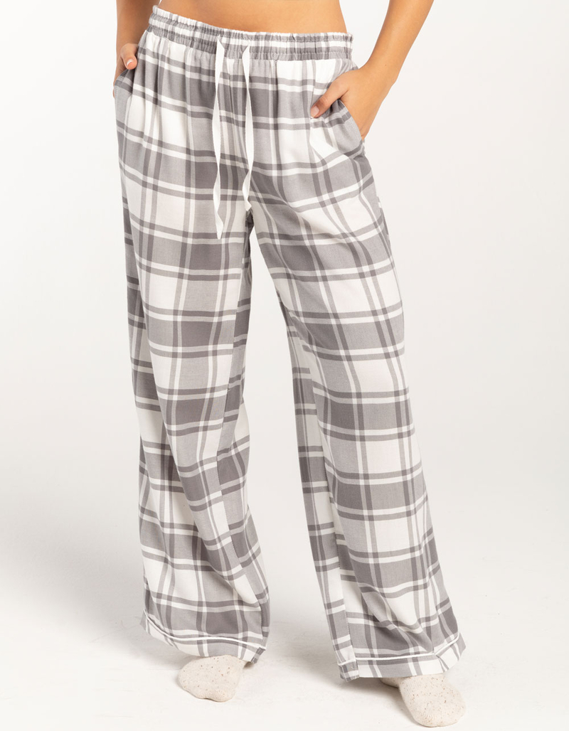 FULL TILT Plaid Womens Pajama Pants image number 1