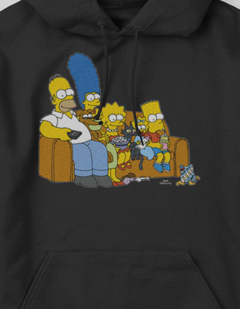 THE SIMPSONS Family Couch Unisex Hoodie Alternative Image
