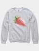 STRAWBERRY Vintage Distressed Unisex Crewneck Sweatshirt image number 1