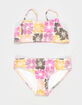 RAISINS Moonblossom Girls Texture Bralette Bikini Set image number 1