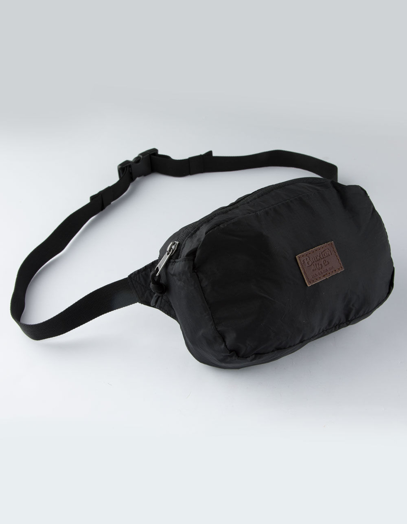 BRIXTON Stewart Black Fanny Pack image number 0