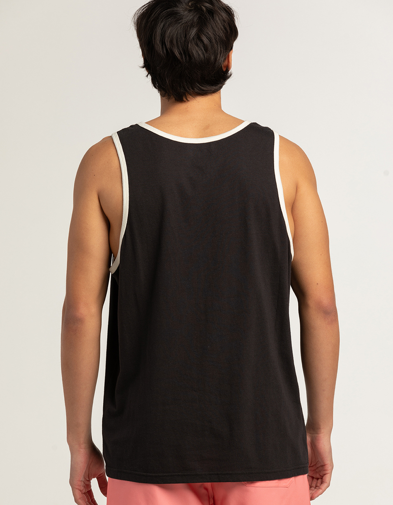 BLUE CROWN Mens Printed Pocket Tank Top image number 4