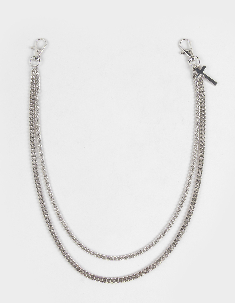 RSQ Mens Cross Double Wallet Chain image number 0