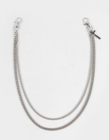 RSQ Mens Cross Double Wallet Chain Primary Image