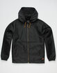 BRIXTON Claxton Mens Black Windbreaker Jacket image number 1