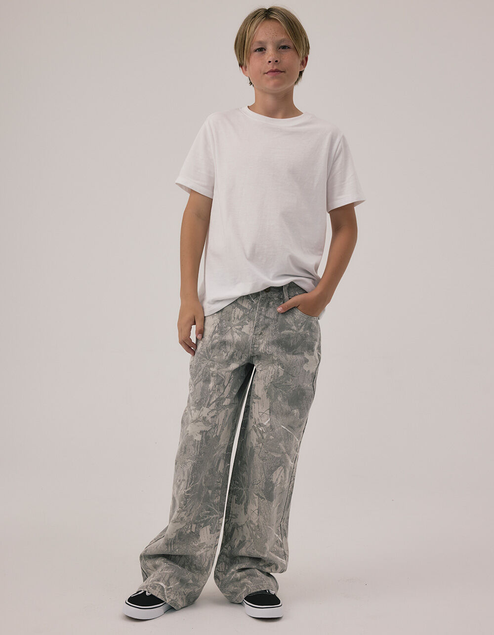 RSQ Boys Baggy Camo Pants - CAMO KHAKI | Tillys