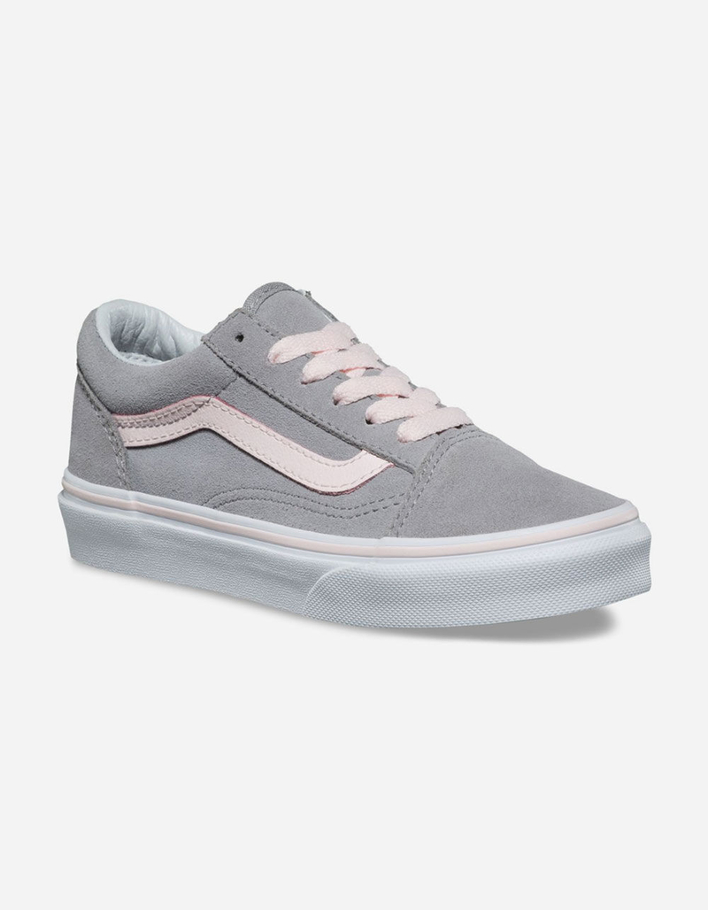 VANS Old Skool Suede Alloy & Heavenly Pink Girls Shoes image number 1
