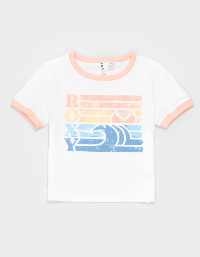 ROXY Retro Beach Girls Ringer Tee image number 0