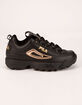 FILA Disruptor II Metallic Accent Black & Gold Womens Shoes image number 1