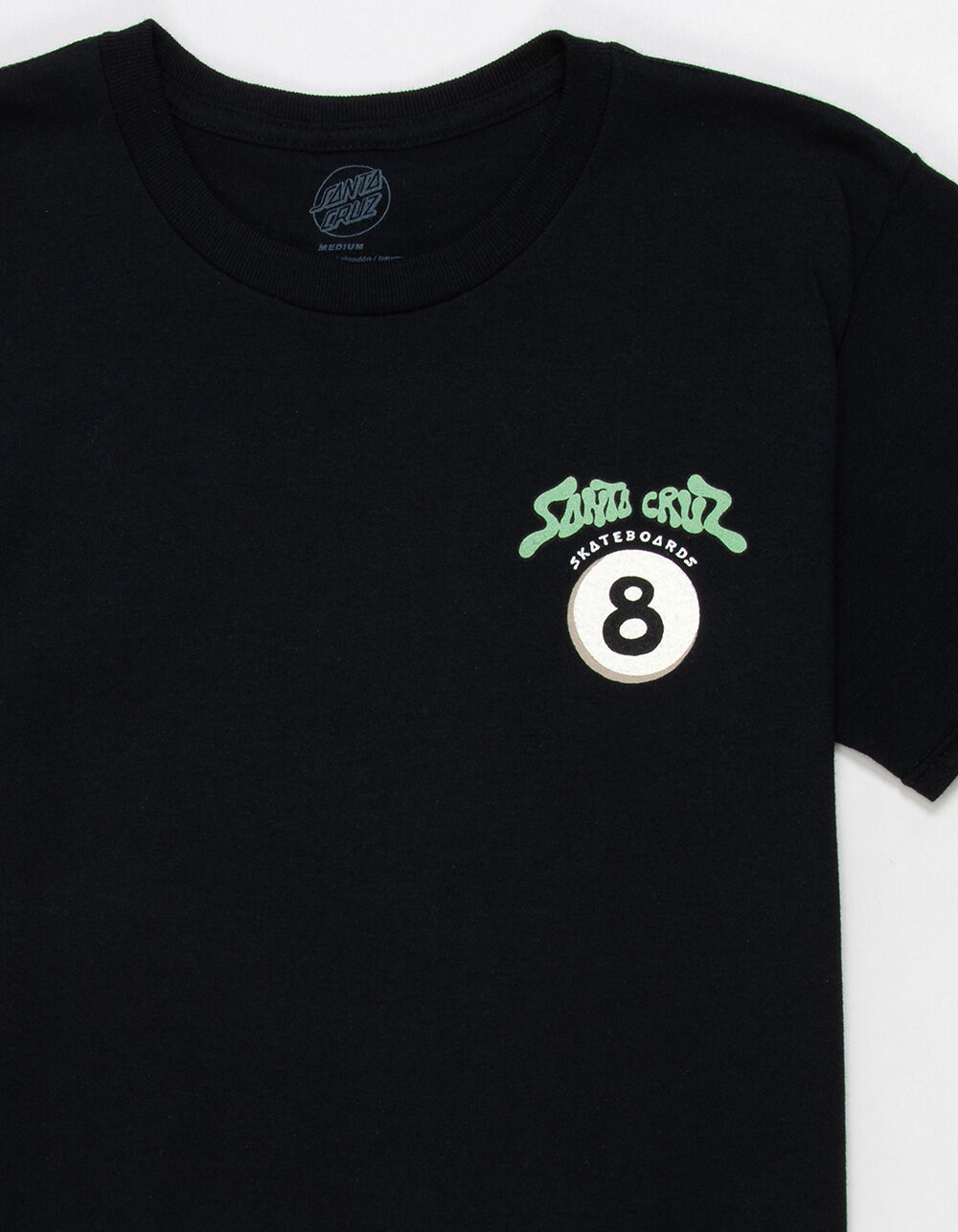 SANTA CRUZ Winkowski Ocho Boys Tee - BLACK - M | Tillys