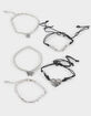 FULL TILT 5-Pack Heart/Cross/Star Bracelets image number 1