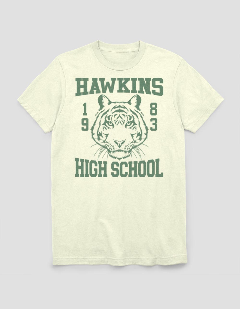 STRANGER THINGS Hawkins High Tiger 1983 Unisex Tee image number 0